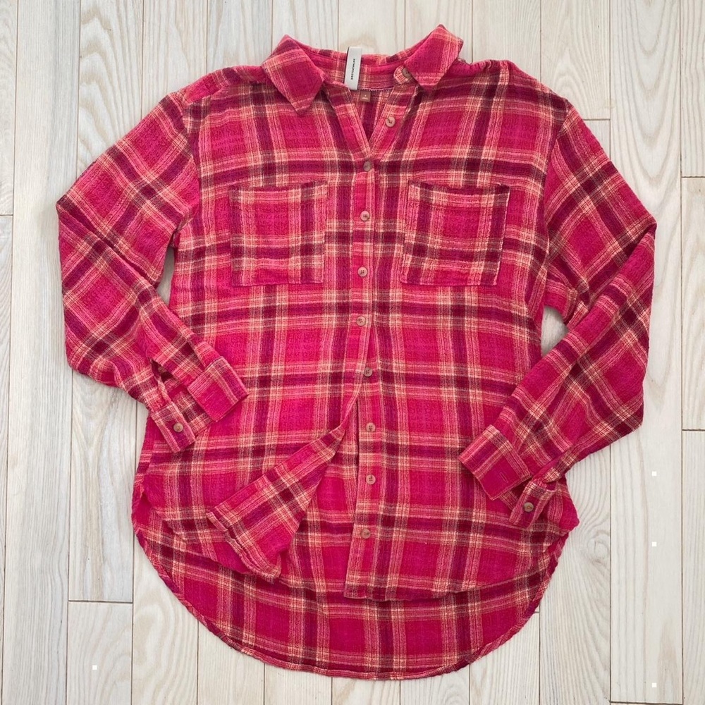 Anthropologie soft flannel button down